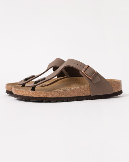 Birkenstock Gizeh Birko-Flor Birkibuc Womens Flip Flop - Mocha