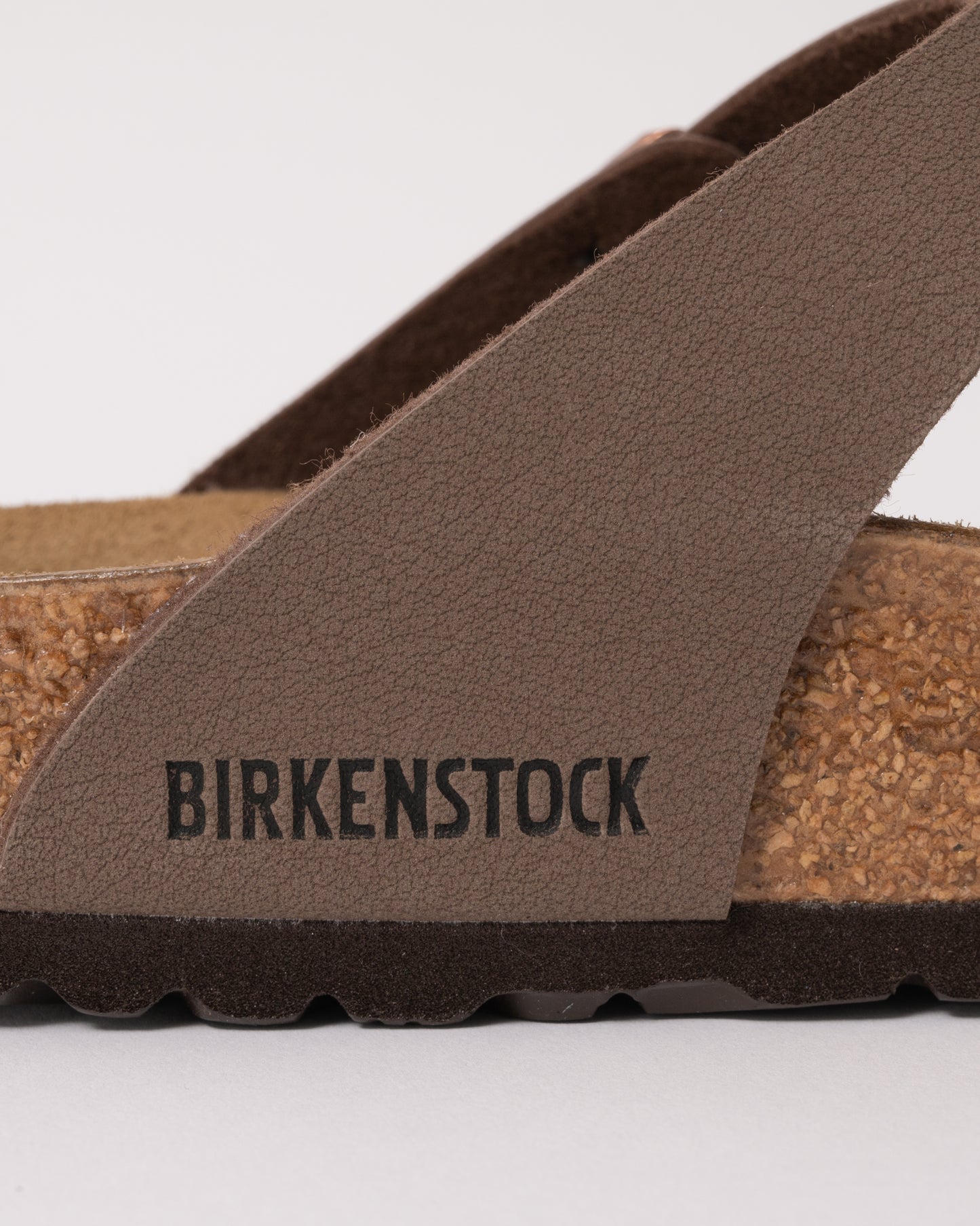 Birkenstock Gizeh Birko-Flor Birkibuc Womens Flip Flop - Mocha
