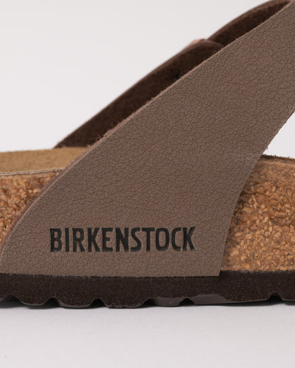 Birkenstock Gizeh Birko-Flor Birkibuc Womens Flip Flop - Mocha