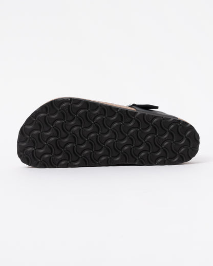 Birkenstock Gizeh Braided Natural Oiled Leather Womens Sandals - Black sole