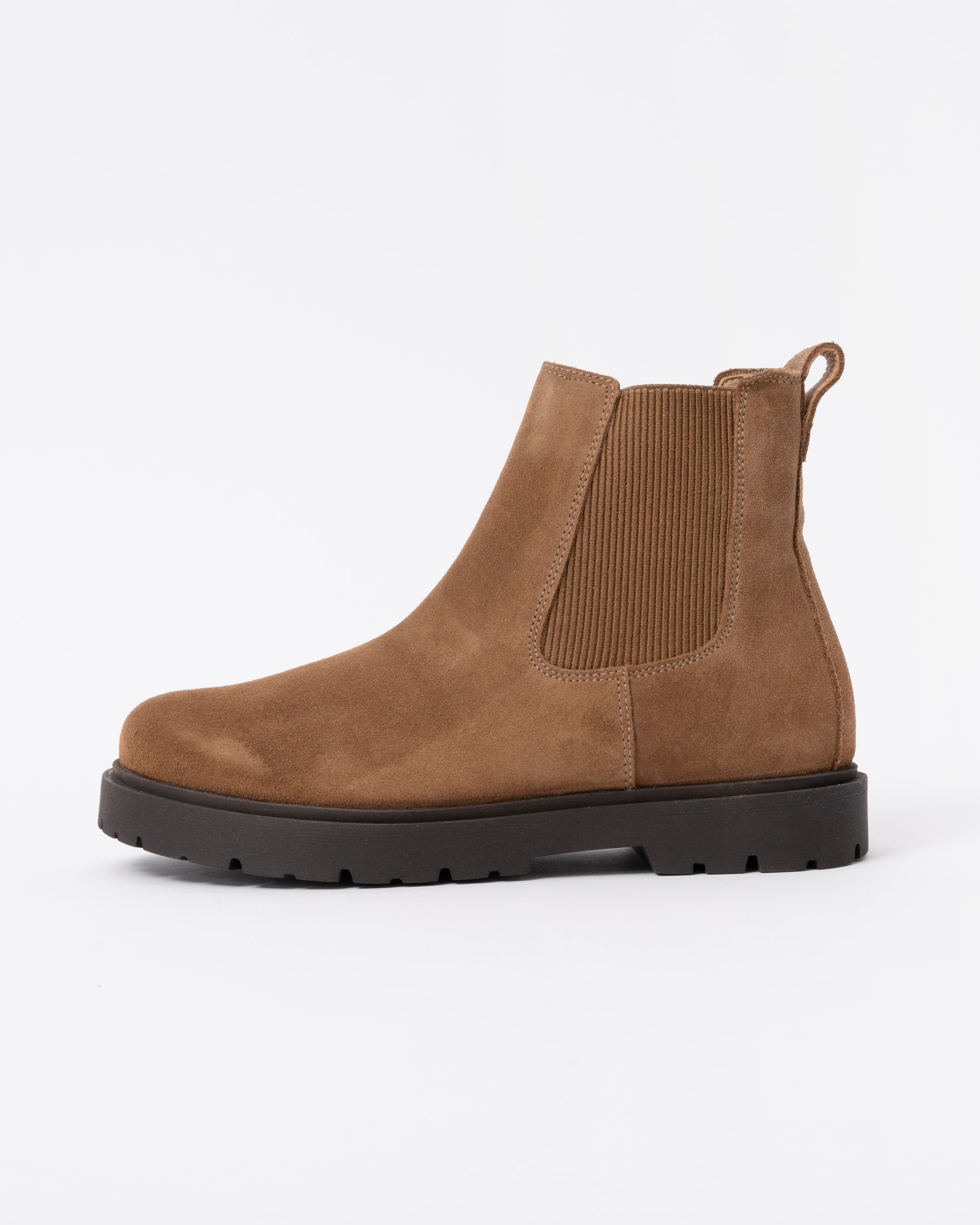 Birkenstock Highwood Slip On Mid Womens Suede Boots - Dark Tea