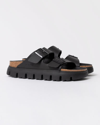 Birkenstock Papillio Arizona Chunky Womens Birko-Flor Sandals - Black/Black