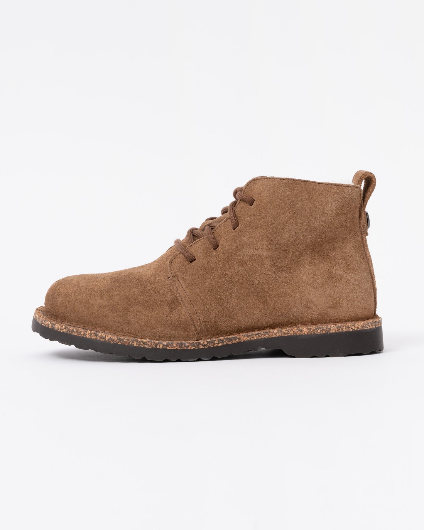 Birkenstock Uppsala Mid Shearling Suede Womens Boots - Dark Tea
