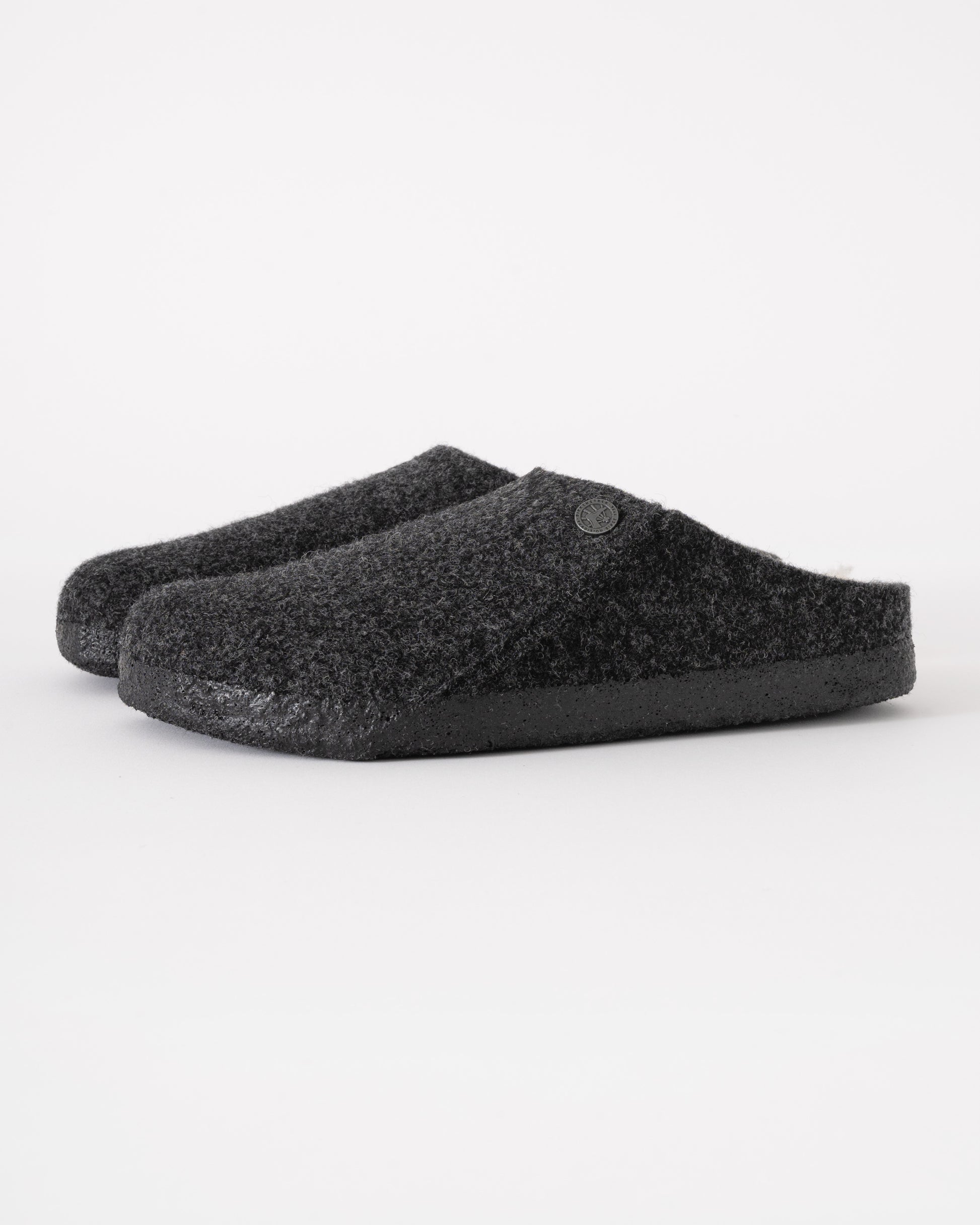 Birkenstock Zermatt Shearling FE Womens Clogs in Anthracite