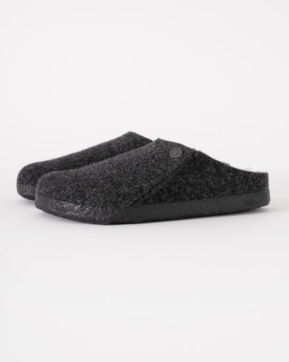 Birkenstock Zermatt Shearling FE Womens Clogs in Anthracite