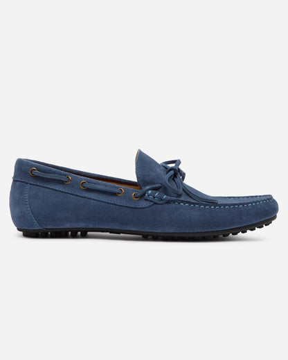 Oliver Sweeney Cano Suede Mens Driving Shoes - Blue