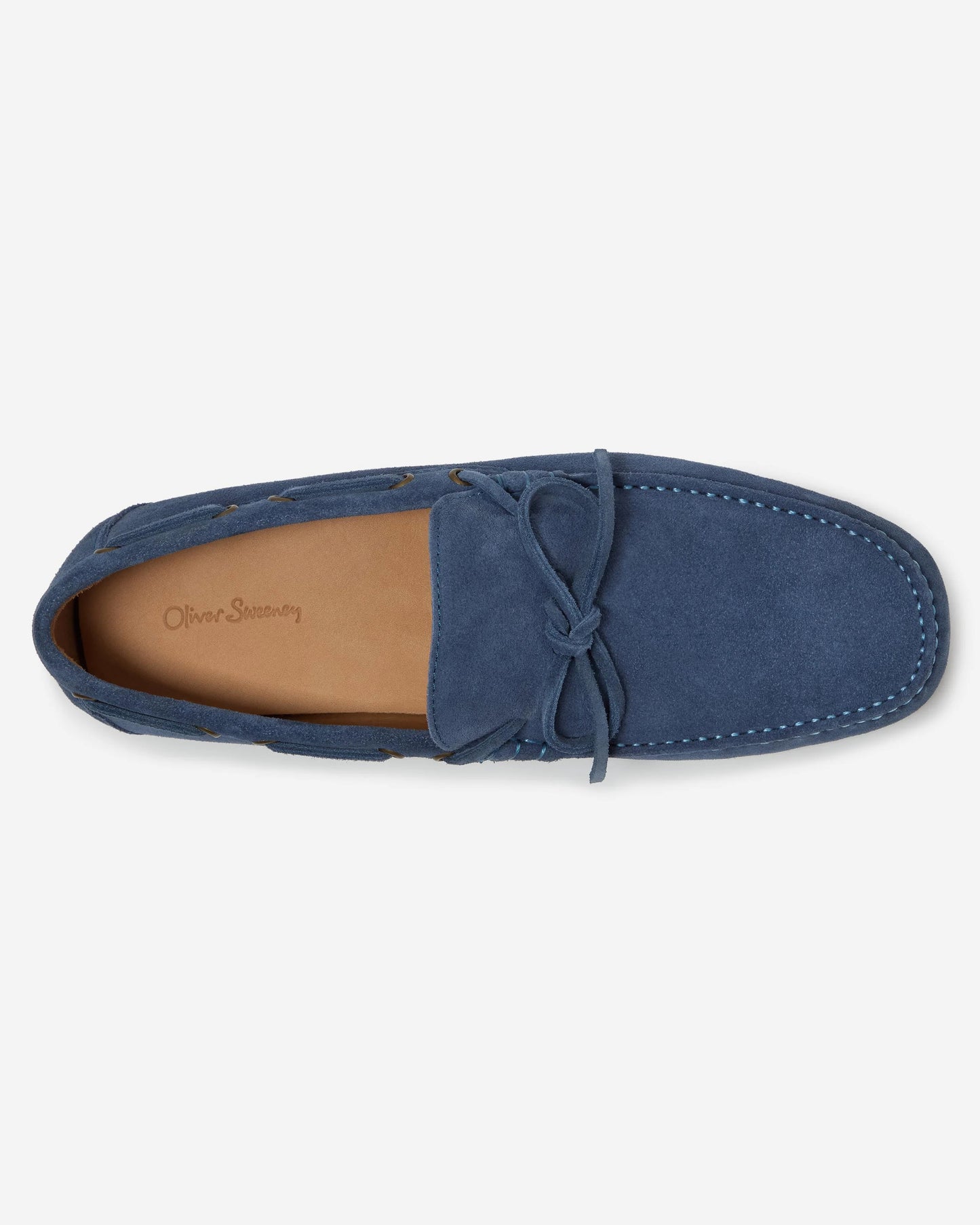 Oliver Sweeney Cano Suede Mens Driving Shoes - Blue