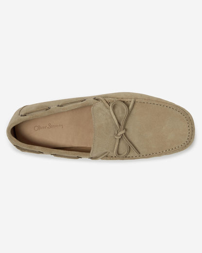 Oliver Sweeney Cano Suede Mens Driving Shoes - Sand | CHO | Designer Mens Driving Shoes
