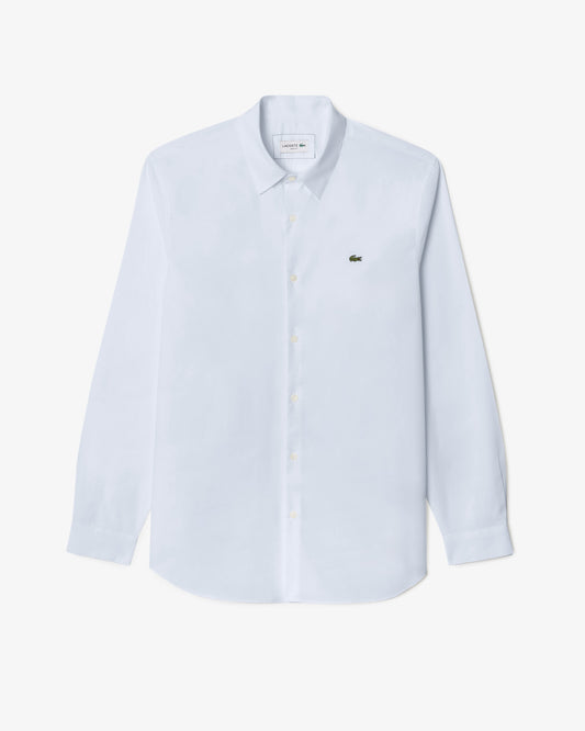 Lacoste Mens Long Sleeve City Shirt - Phoenix Blue J2G | CHO | Designer Mens Long Sleeve Shirts