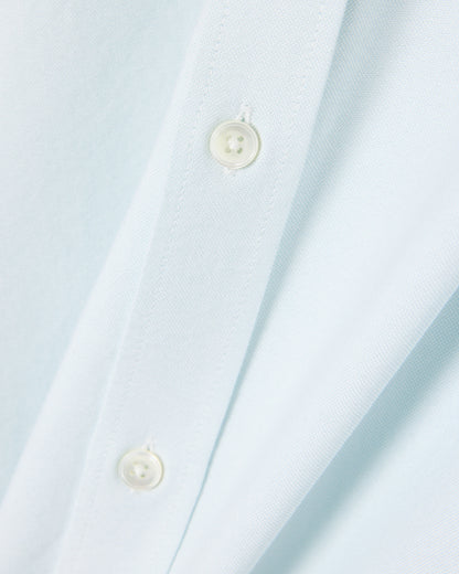 Lacoste Casual Oxford Mens Long Sleeve Shirt - Rill/White MR8