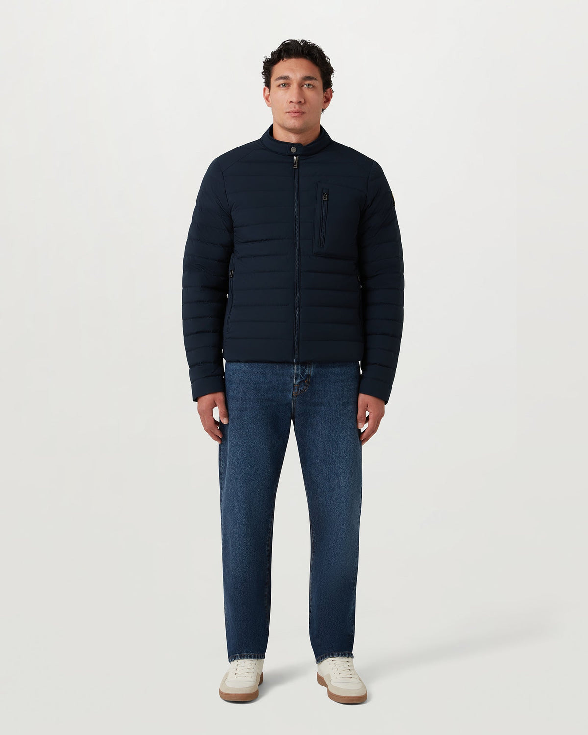 Belstaff Chassis Mens Jacket - Dark Ink full length front