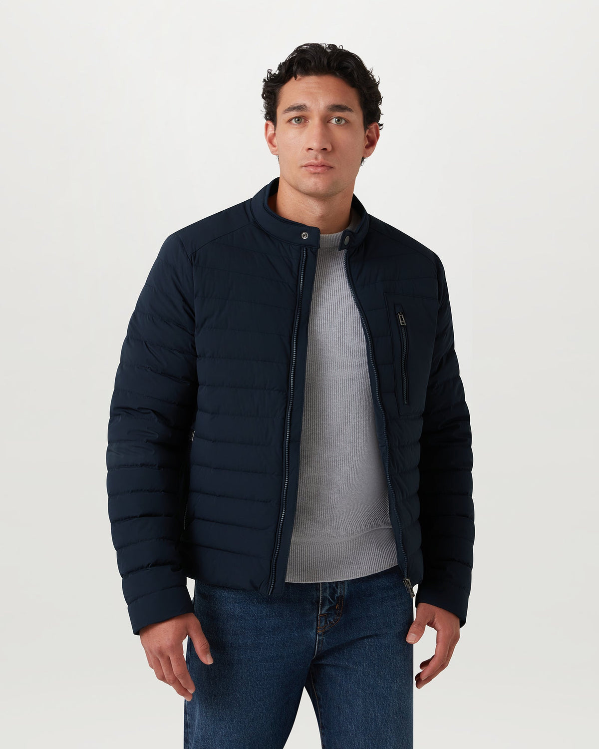 Belstaff Chassis Mens Jacket - Dark Ink front