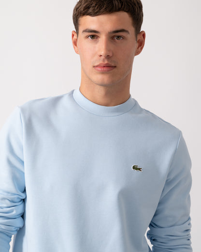 Lacoste Mens Crew Neck Fleece Sweatshirt - Rill T01