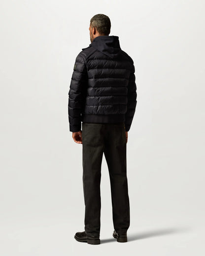 Belstaff Mens Compound Jacket in Black, full length back