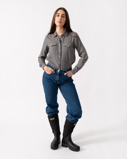 Crew Clothing Spot Womens Relaxed Shirt - CHO - Designer Womens Shirts