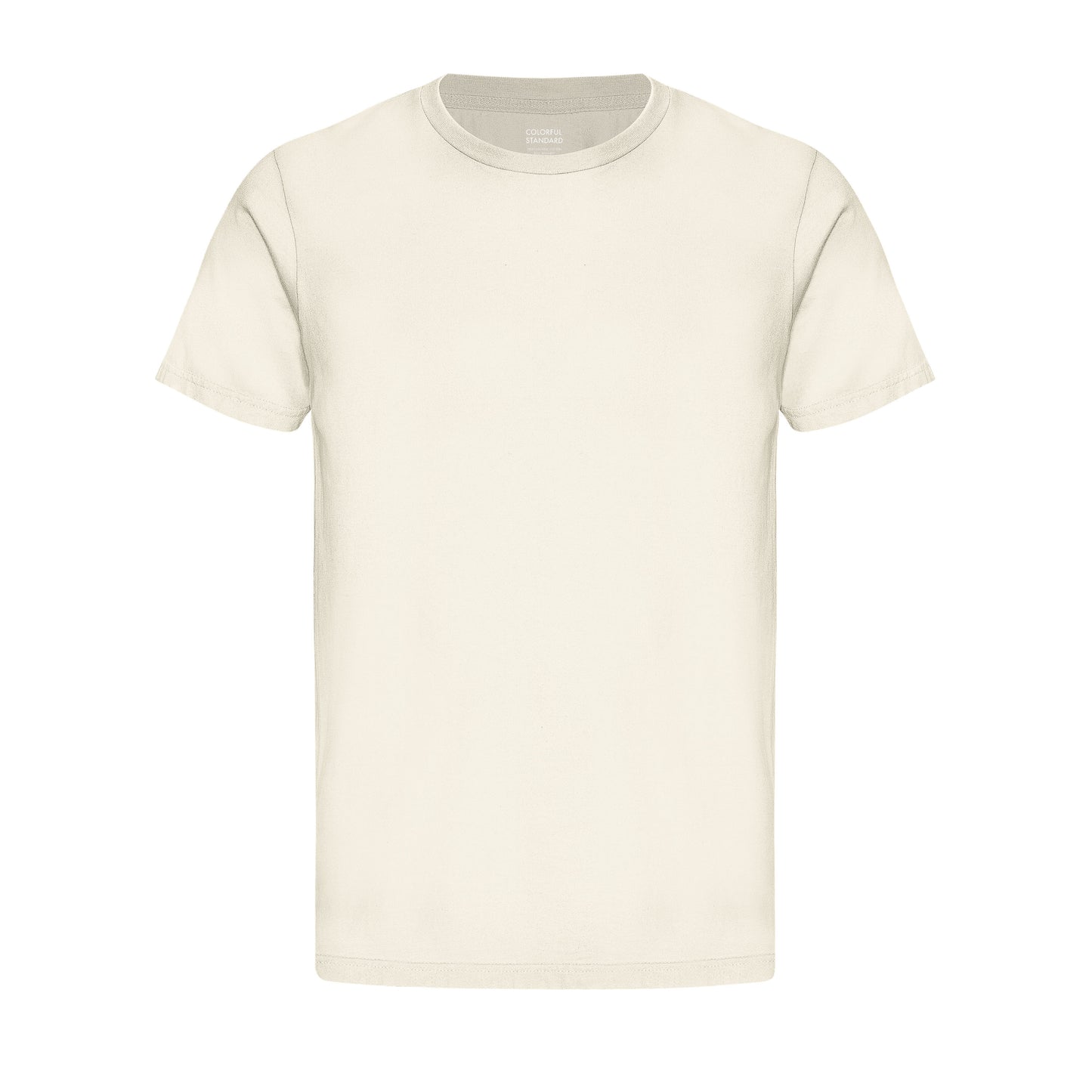 Colorful Standard Classic Organic T-Shirt - Ivory White - CHO - Designer Unisex Short Sleeve T-Shirts