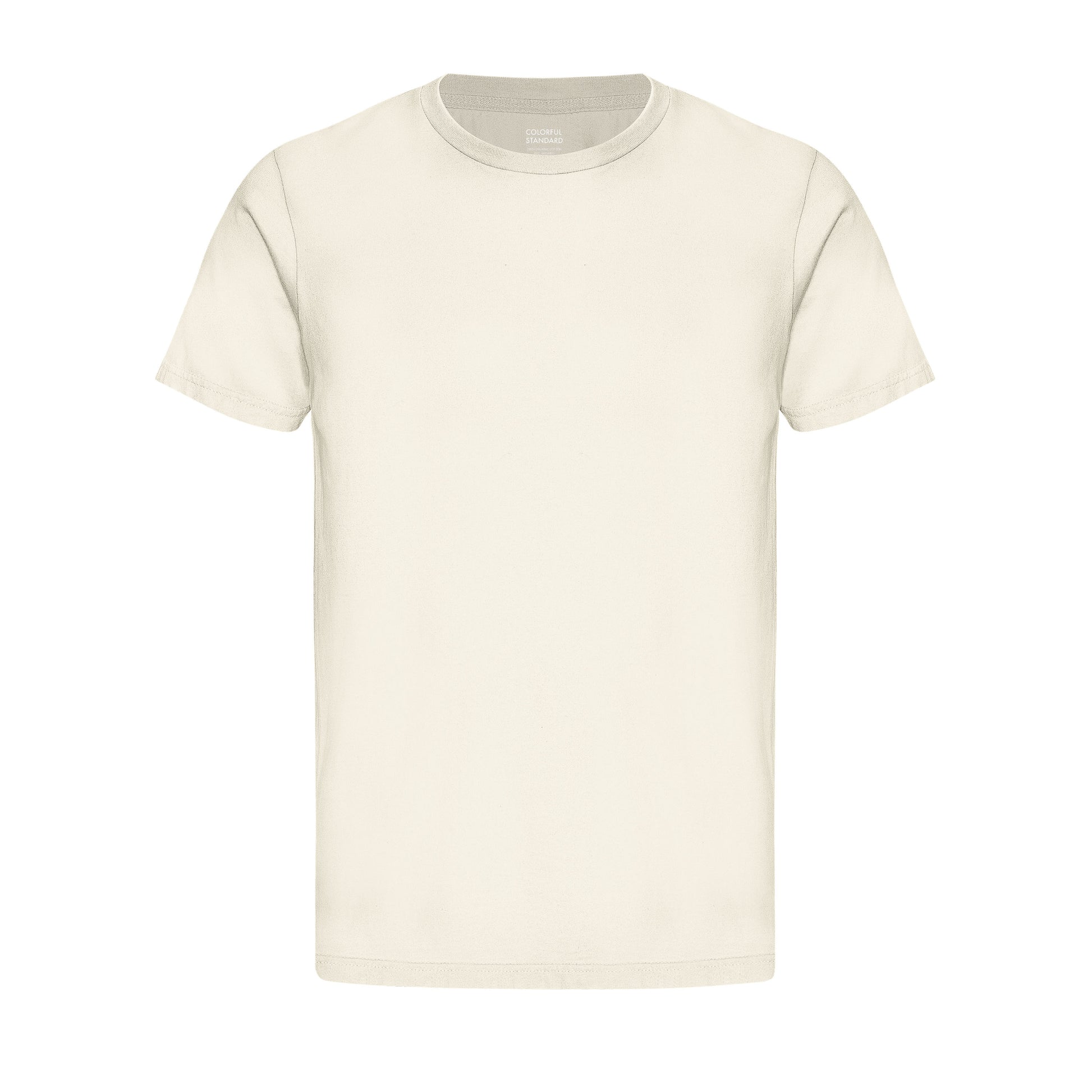 Colorful Standard Classic Organic T-Shirt - Ivory White - CHO - Designer Unisex Short Sleeve T-Shirts