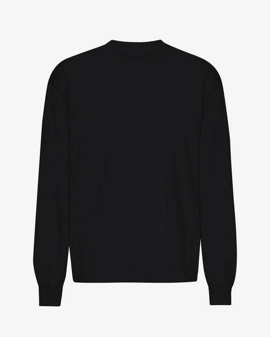 Colorful Standard Oversized Organic Long Sleeve T-Shirt - Deep Black