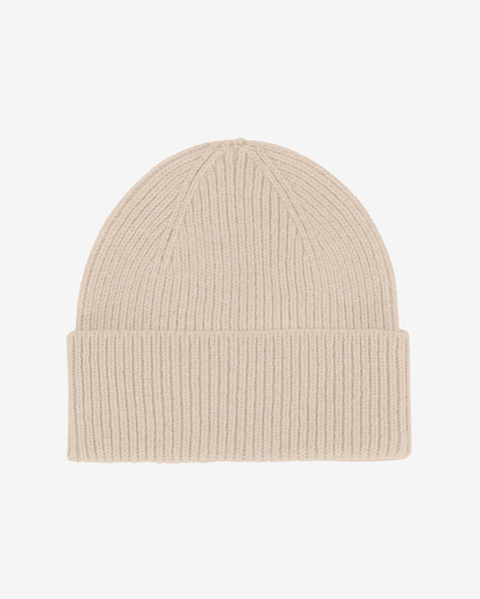 Colorful Standard Merino Wool Beanie - Ivory White