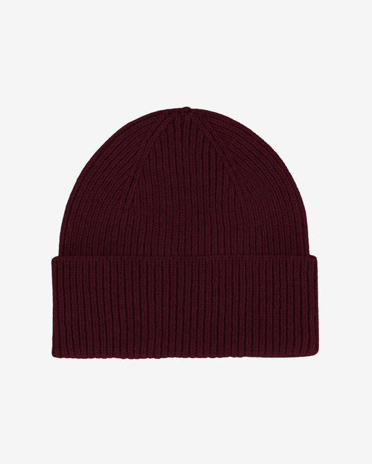 Colorful Standard Merino Wool Beanie - Oxblood Red