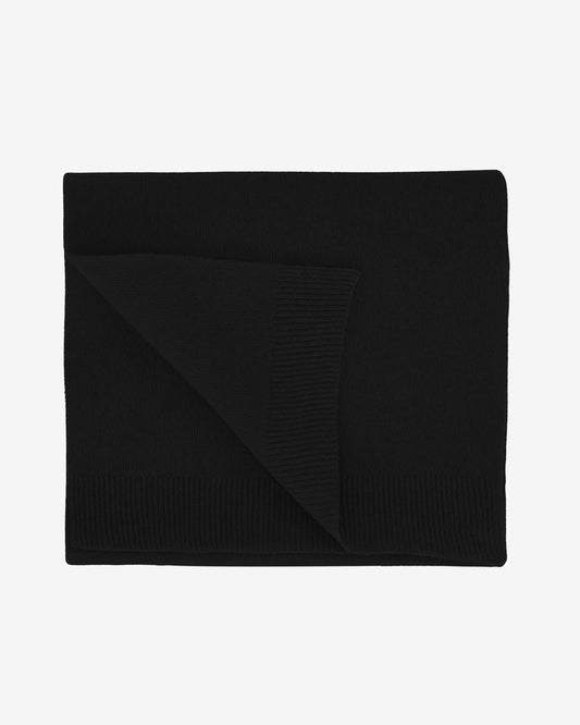Colorful Standard Merino Wool Scarf - Deep Black