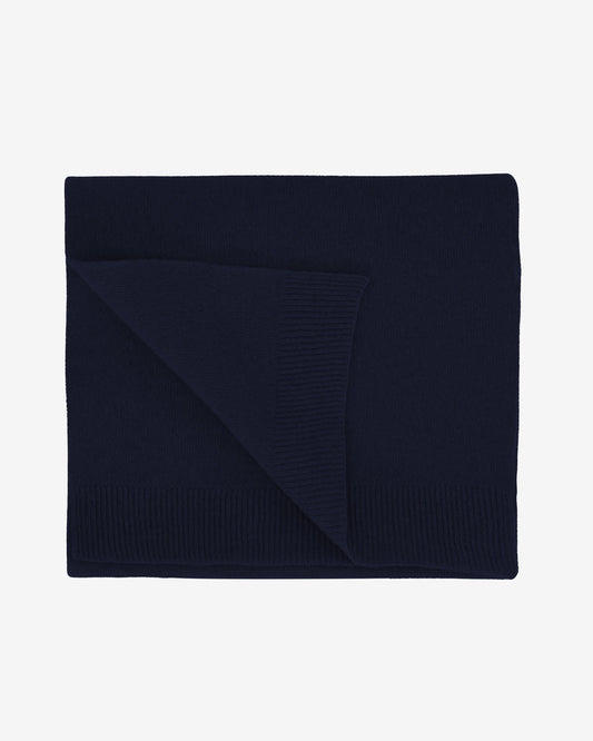 Colorful Standard Merino Wool Scarf - Navy Blue