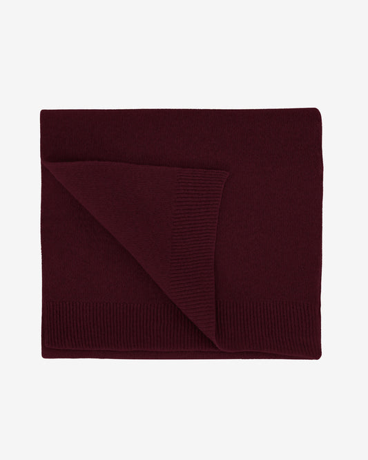 Colorful Standard Merino Wool Scarf - Oxblood Red