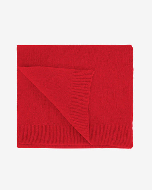 Colorful Standard Merino Wool Scarf - Scarlet Red