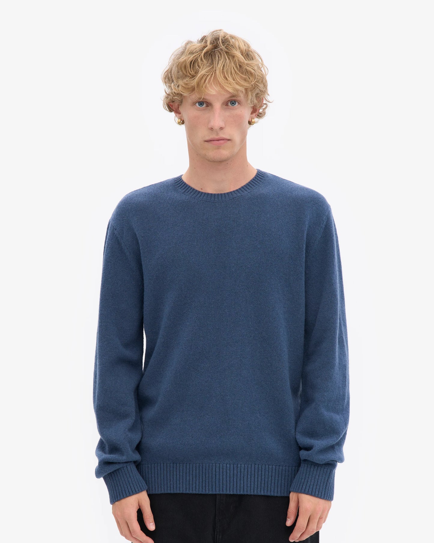 Colorful Standard Classic Merino Wool Crew Neck Jumper - Petrol Blue