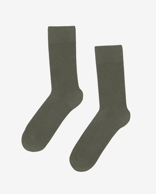 Colorful Standard Mens Classic Organic Socks - Dusty Olive