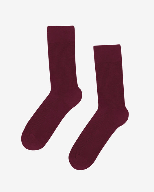 Colorful Standard Mens Classic Organic Socks - Oxblood Red