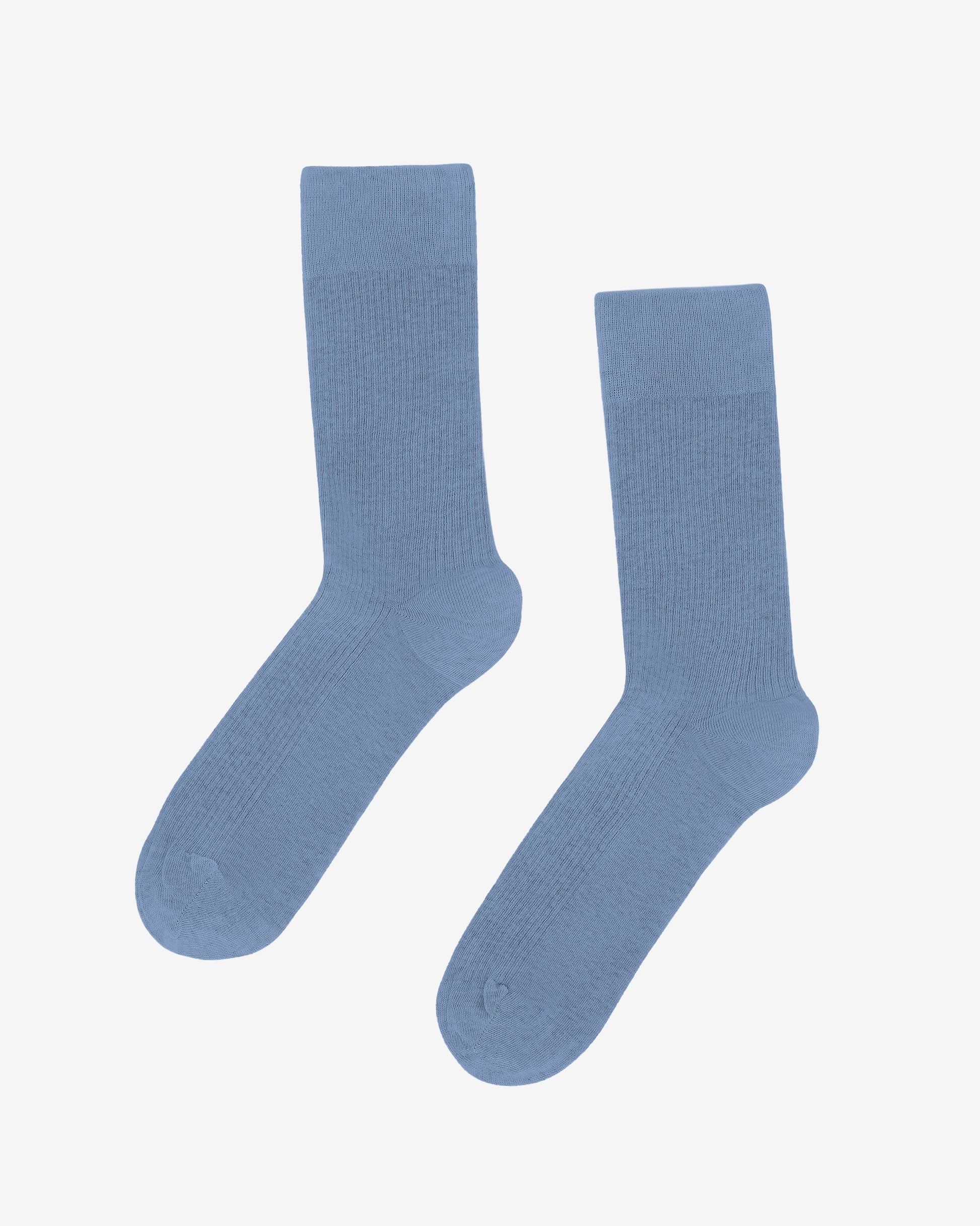 Colorful Standard Mens Classic Organic Socks - Steel Blue | CHO | Designer Mens Socks - Steel Blue - One Size - 5602991017903