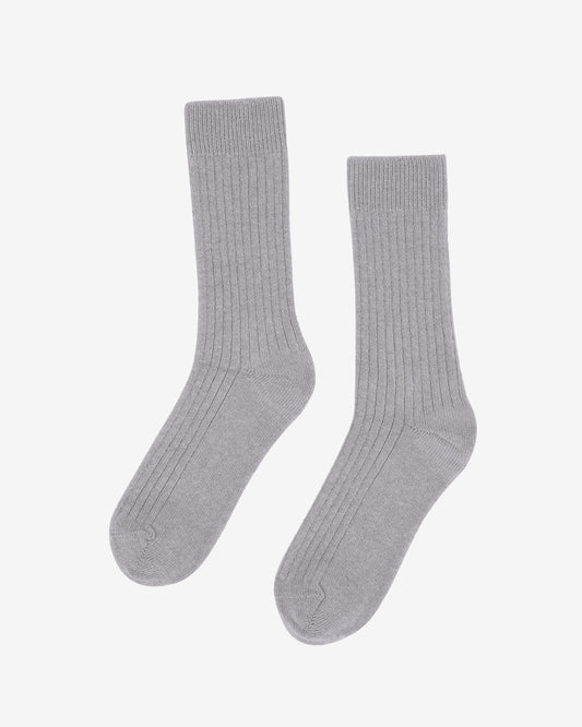 Colorful Standard Mens Merino Wool Blend Socks - Heather Grey