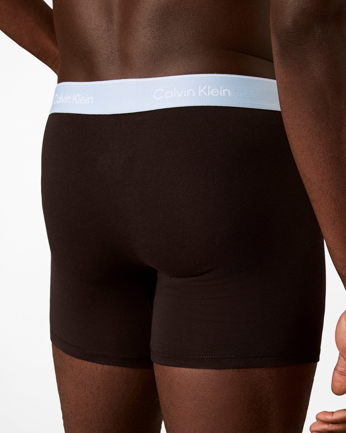 Calvin Klein 3 Pack Icon Cotton Stretch Mens Boxer Briefs - Black/Rio Red/Forget Me Not