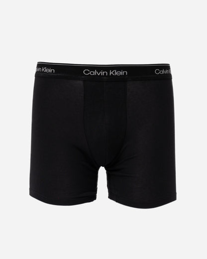 Calvin Klein 3-Pack Mens Icon Stretch Metallic Boxer Briefs - Black