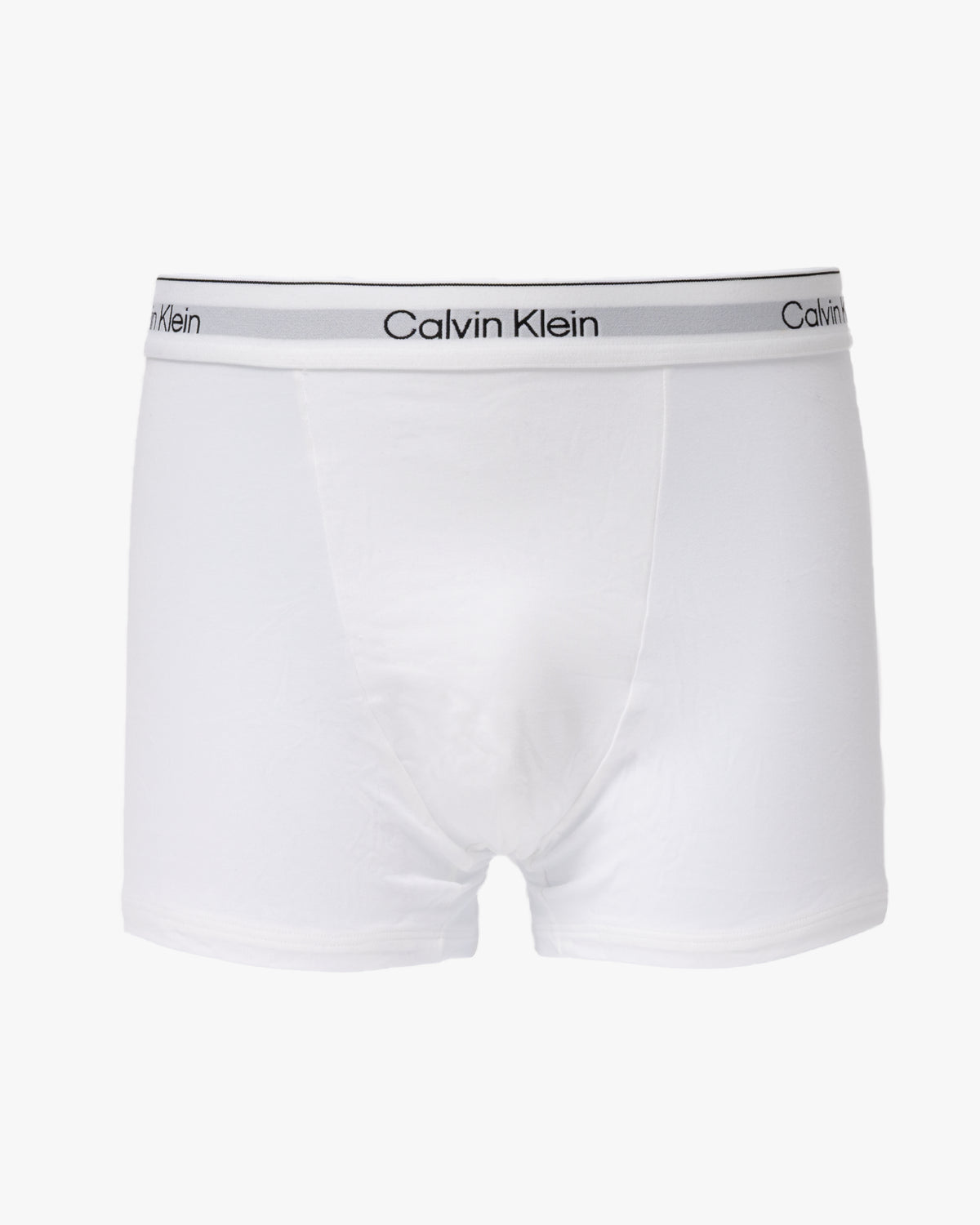 a pair of Calvin Klein Icon Cotton Stretch Mens Relaxed Fit Trunks - White