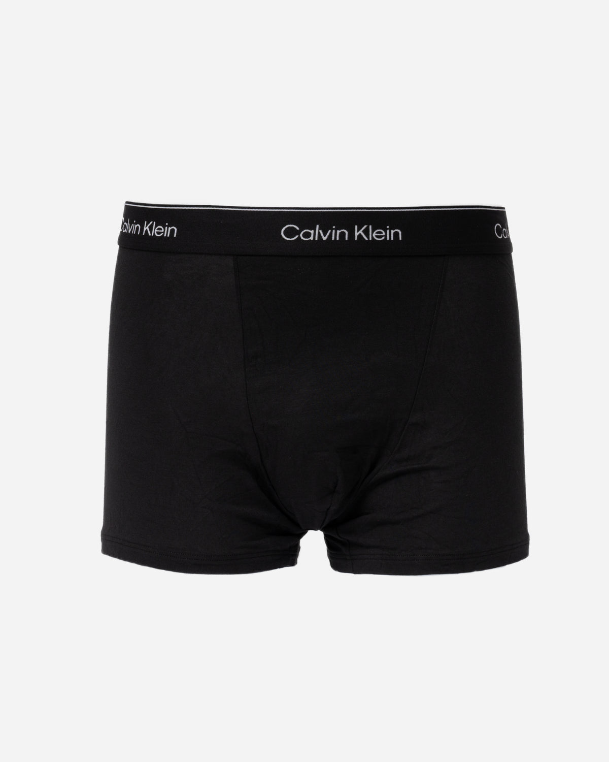 a pair of Calvin Klein Icon Cotton Stretch Mens Relaxed Fit Trunks - Black