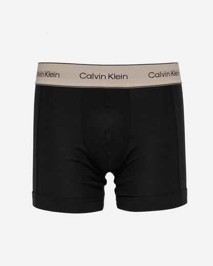 Calvin Klein 3 Pack Heritage Cotton Mens Boxer Briefs - Black/Black/Black