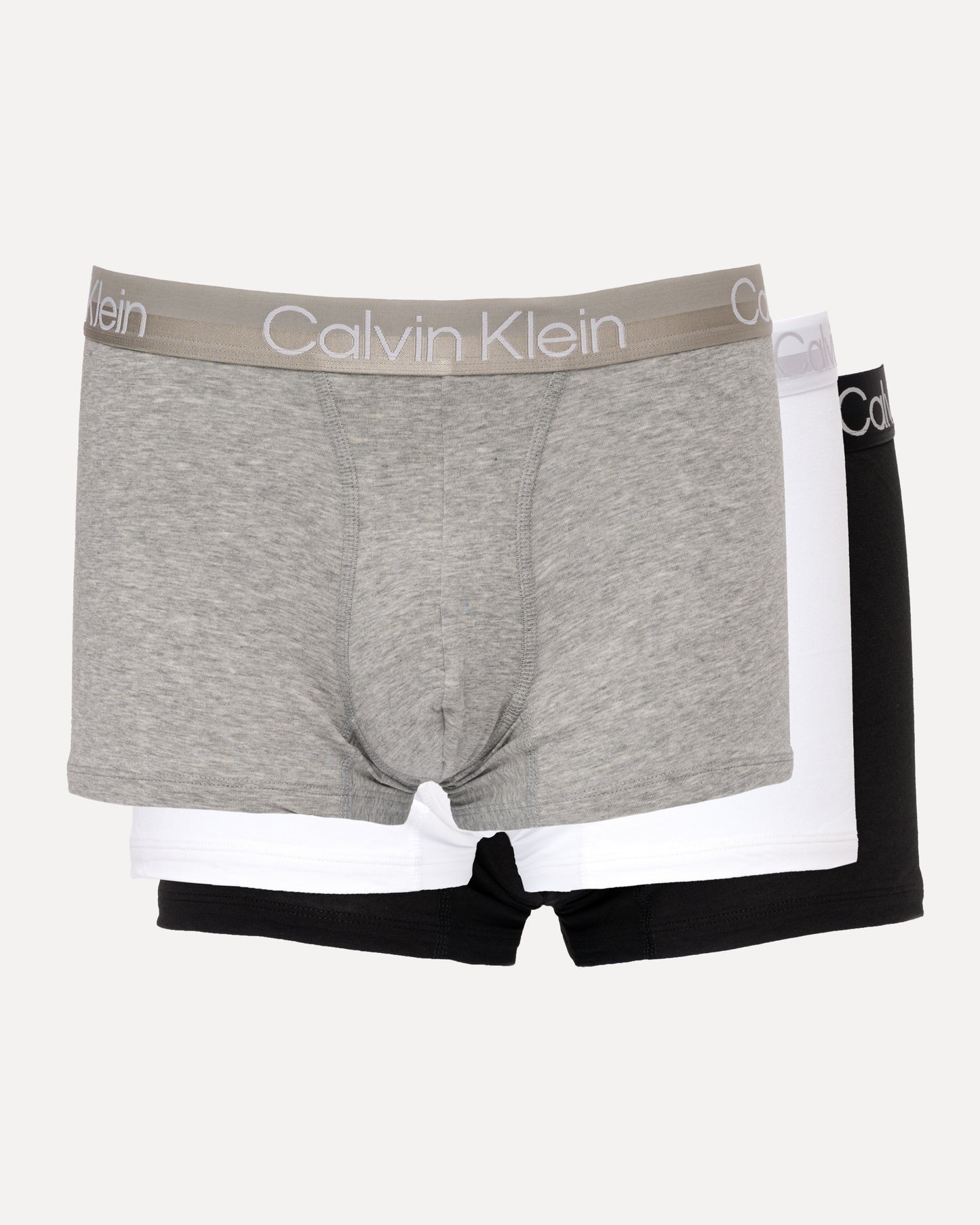 Calvin Klein 3 Pack Mens Modern Structure Trunks