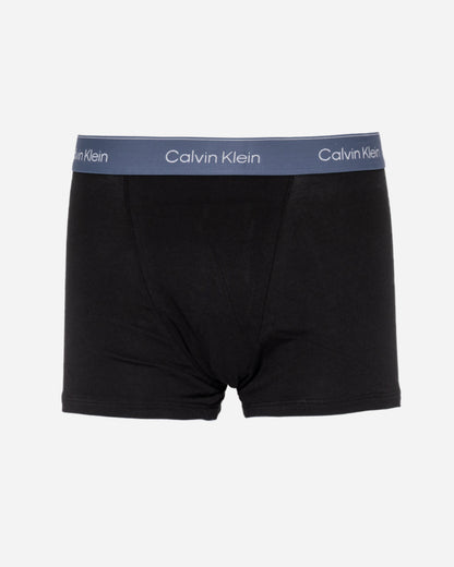 Calvin Klein 3 Pack Mens Relaxed Dart Trunk - Vintage Indigo  Micro Chip  Molten