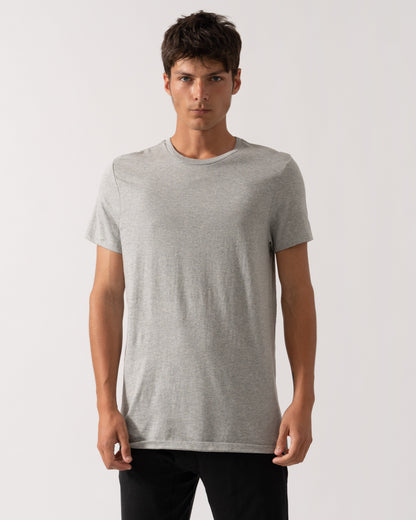 Calvin Klein Mens 3 Pack Mens Short Sleeve T Shirts - Black/Grey Heather/White