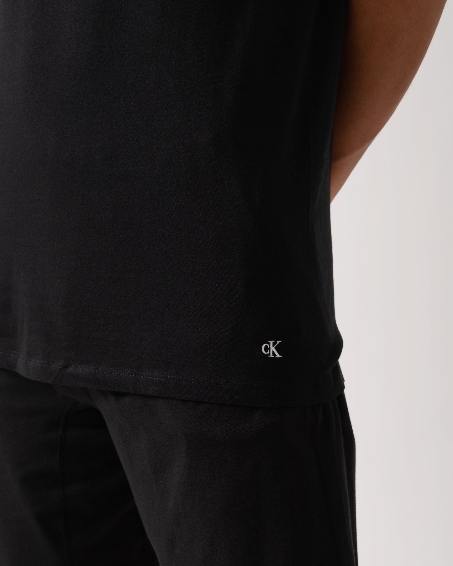 Calvin Klein Mens 3 Pack Mens Short Sleeve T Shirts - Black/Grey Heather/White