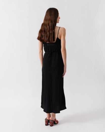 Calvin Klein Smooth Twill Cami NS Womens Dress - Perfect Black