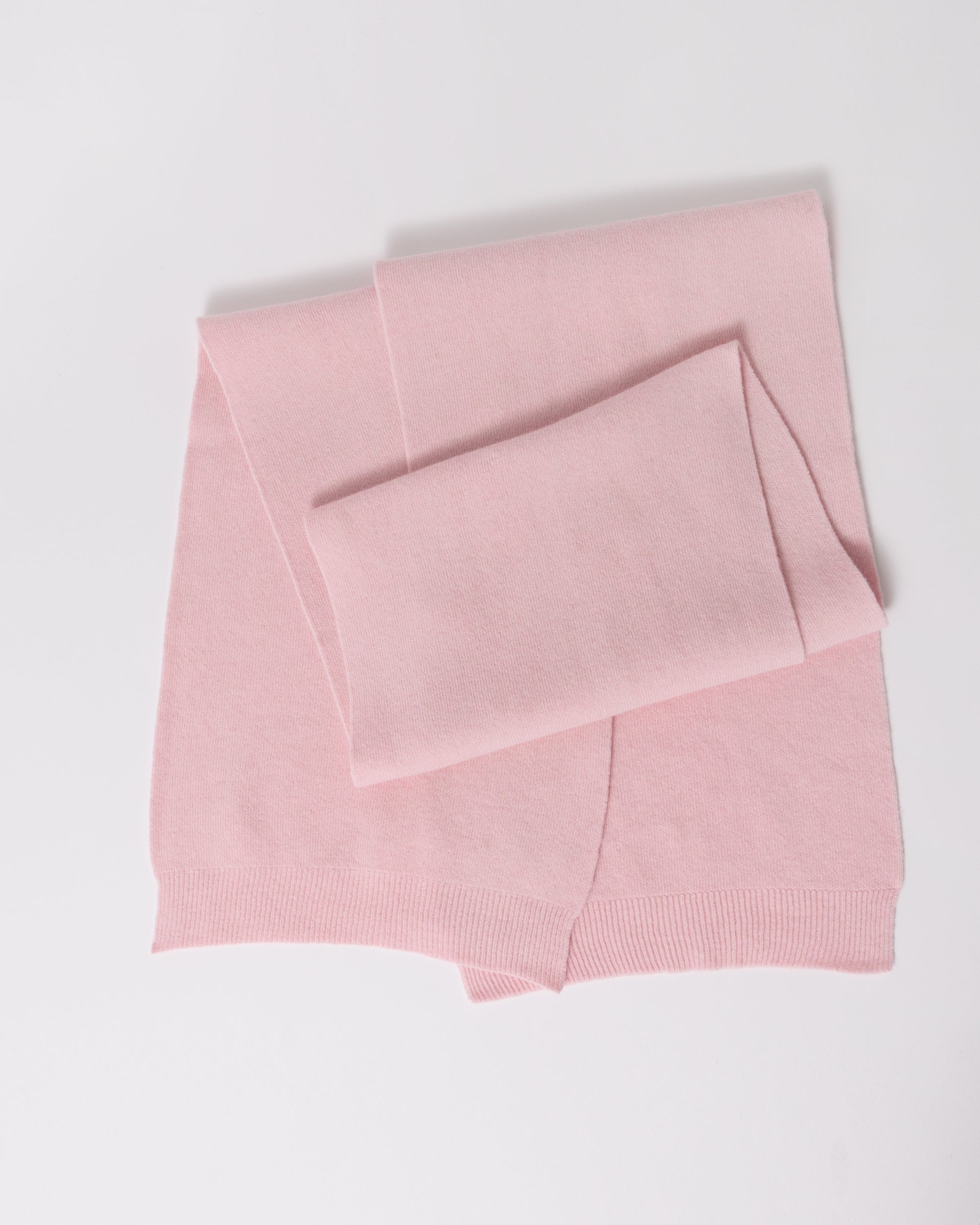 Colorful Standard Merino Wool Scarf in Faded Pink