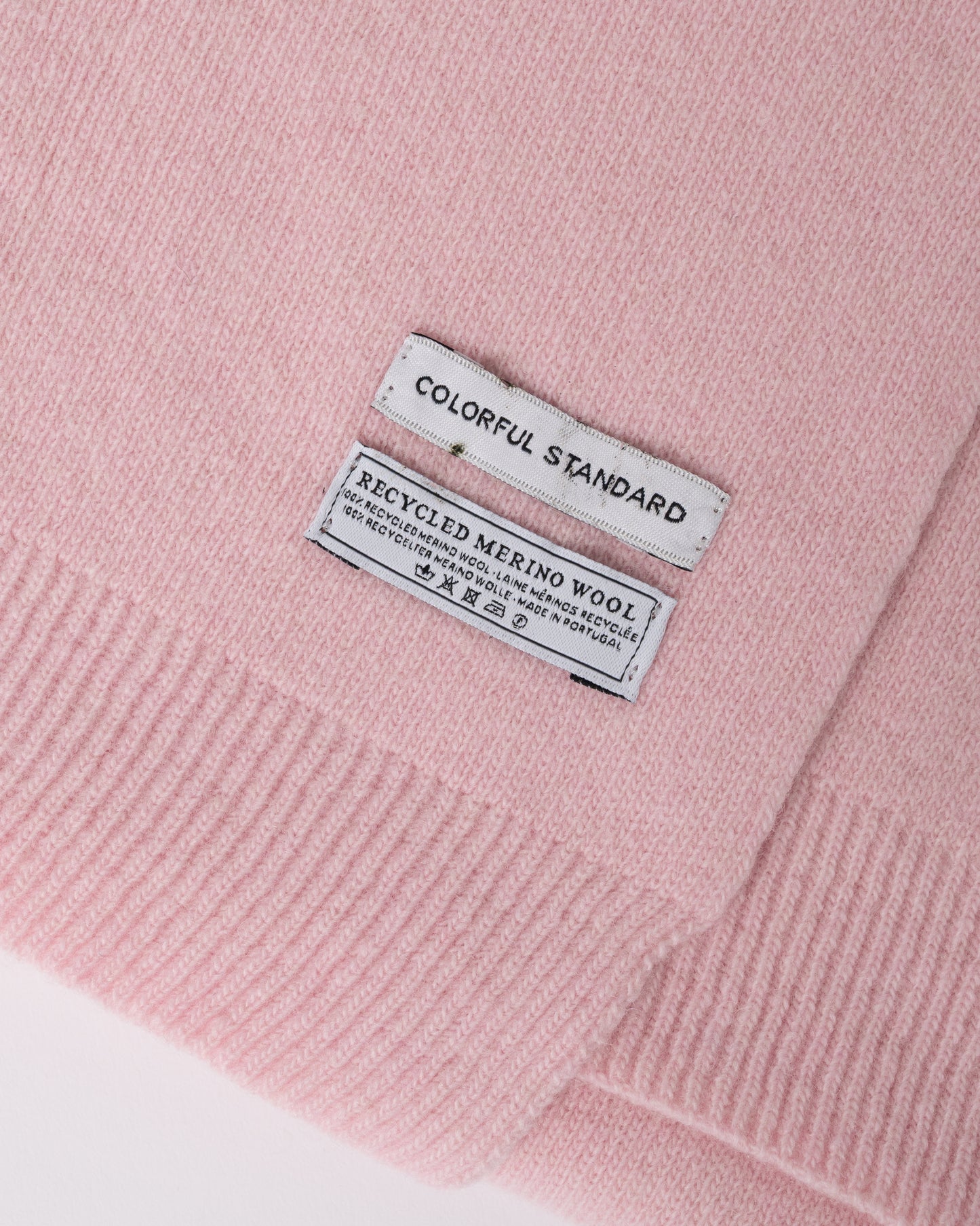 Colorful Standard Merino Wool Scarf - Faded Pink | CHO | Designer Unisex Scarves