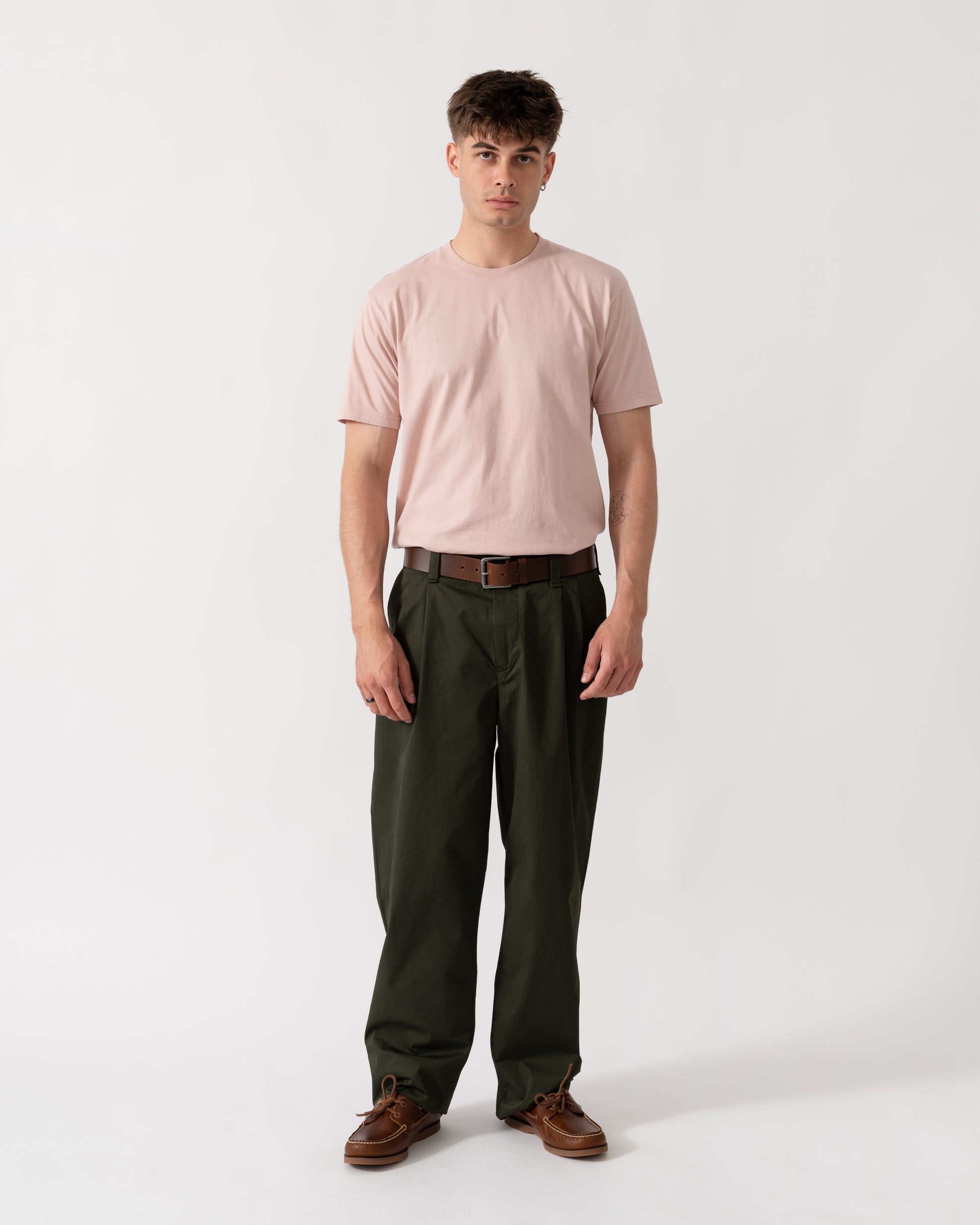 Colorful Standard Classic Organic T-Shirt - Faded Pink full length