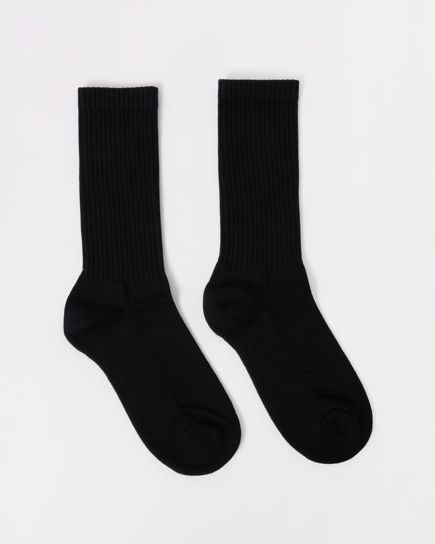 Colorful Standard Mens Organic Active Socks - Deep Black | CHO | Designer Mens Socks