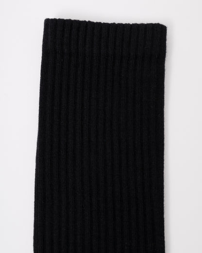 Colorful Standard Mens Organic Active Socks - Deep Black | CHO | Designer Mens Socks
