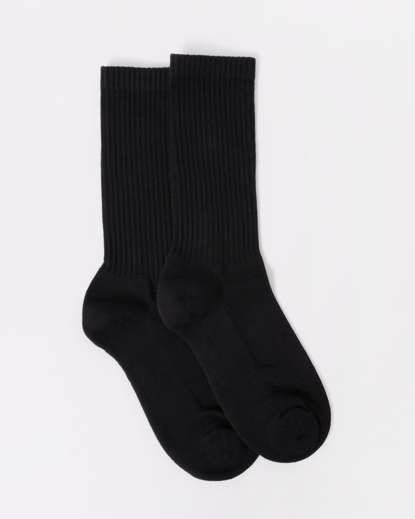 Colorful Standard Mens Organic Active Socks - Deep Black | CHO | Designer Mens Socks