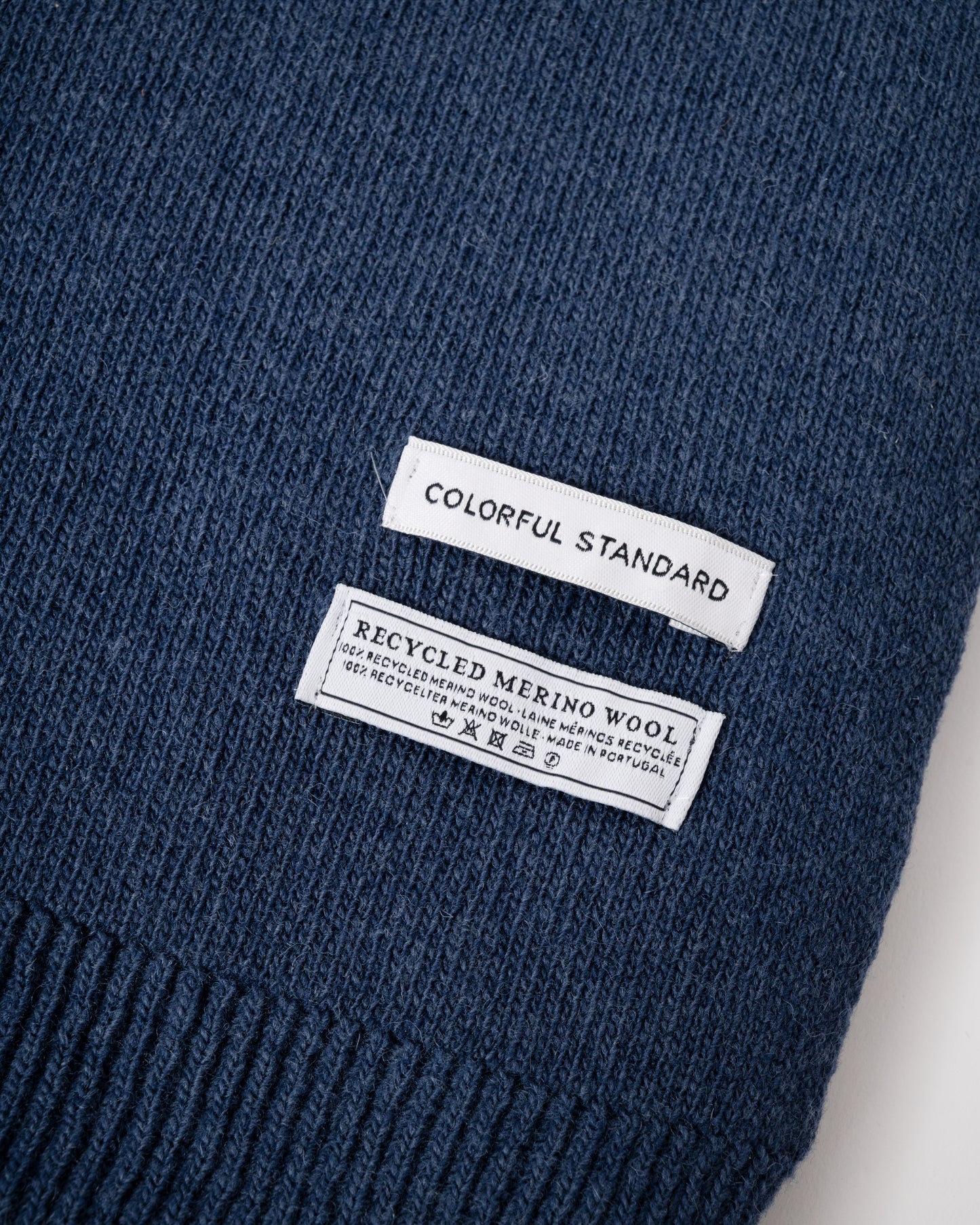 Colorful Standard Merino Wool Scarf - Petrol Blue